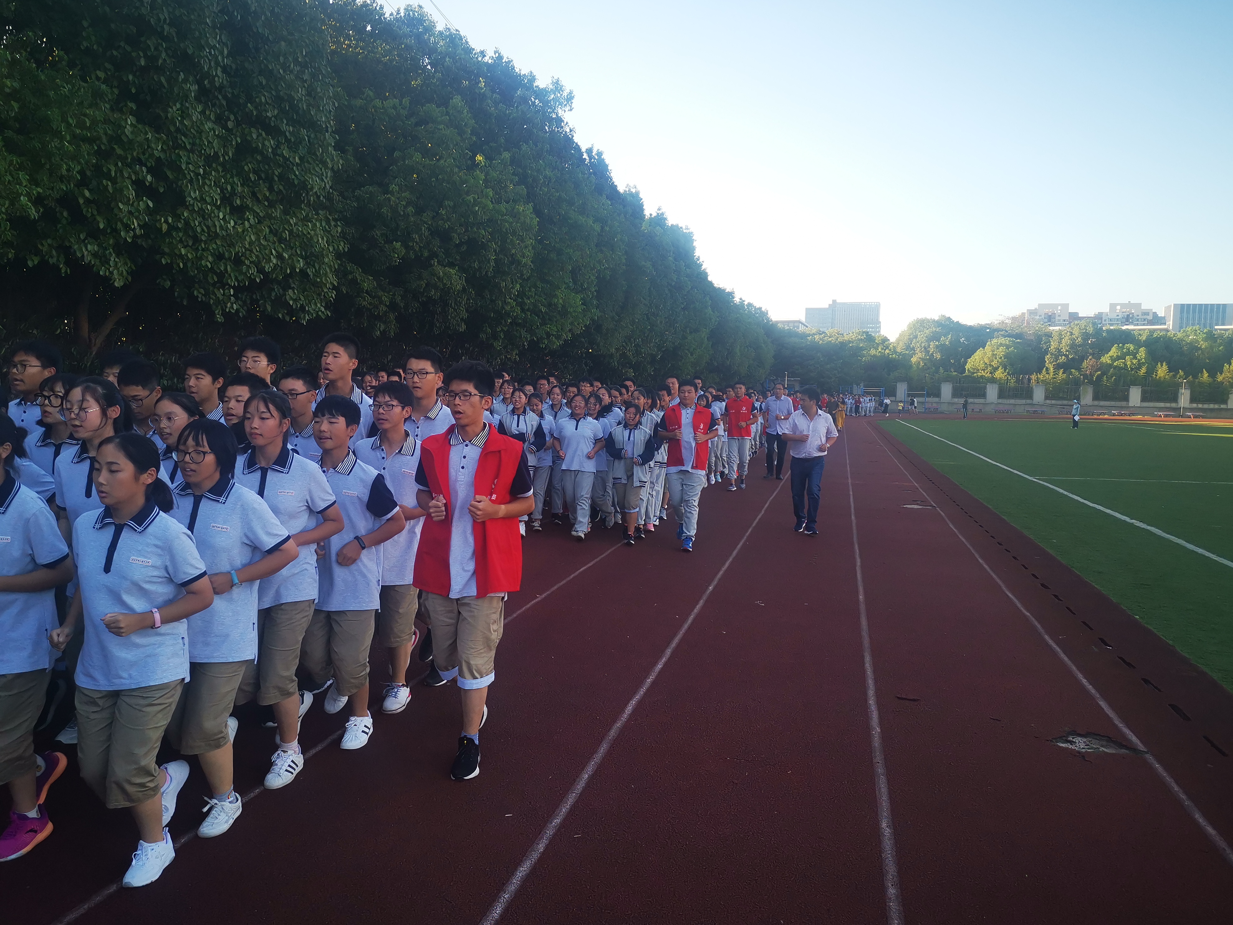 高一年级跑操比赛--南京市临江高级中学